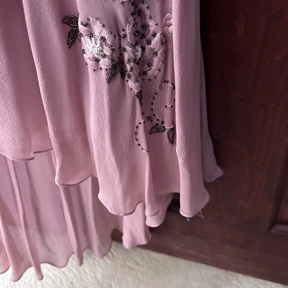 NWOT Sue Wong beaded fishtail gown - flawless Y2K mermaid fairy core dress - Picture 14 of 16